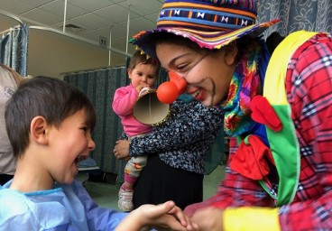 service learning clown patient child